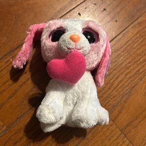 Ty Beanie Boos Cookie the Dog with Heart 🩷